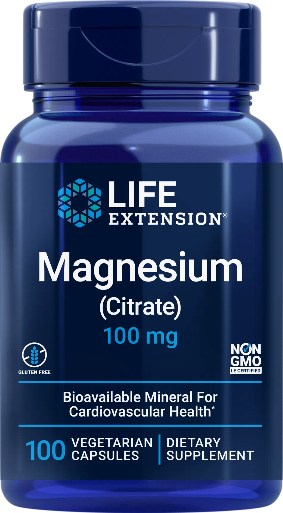 Magnesium (Citrate) 100 capsules Life Extension