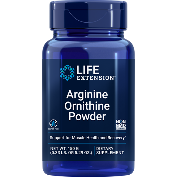 Arginine Ornithine Powder 150 grams Life Extension - Premium Vitamins & Supplements from Life Extension - Just $18.99! Shop now at Nutrigeek
