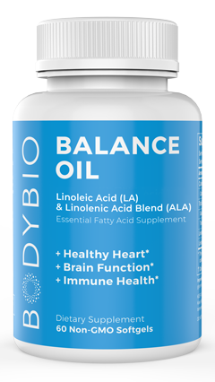 Balance Oil (Omega 6 + 3) 60 Softgels BodyBio - Nutrigeek
