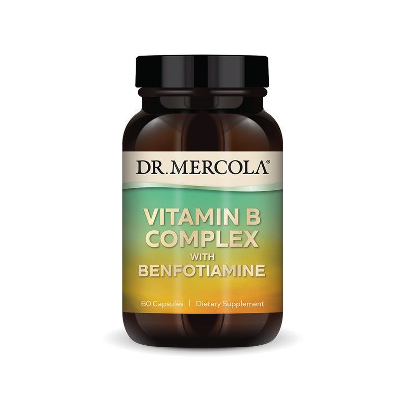 Vitamin B Complex with Benfotiamine Capsules Dr.Mercola