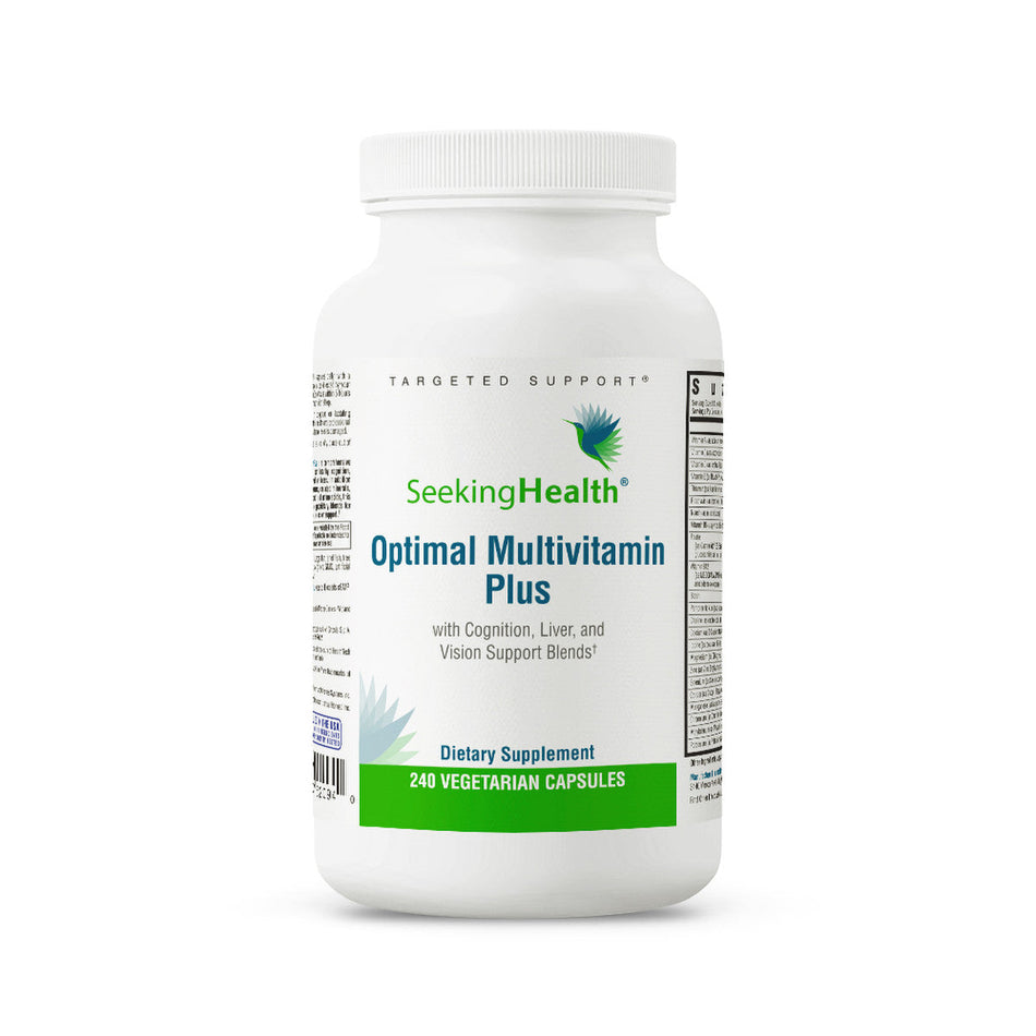 Optimal Multivitamin Plus 240 capsules Seeking Health - Premium Vitamins & Supplements from Seeking Health - Just $72.95! Shop now at Nutrigeek