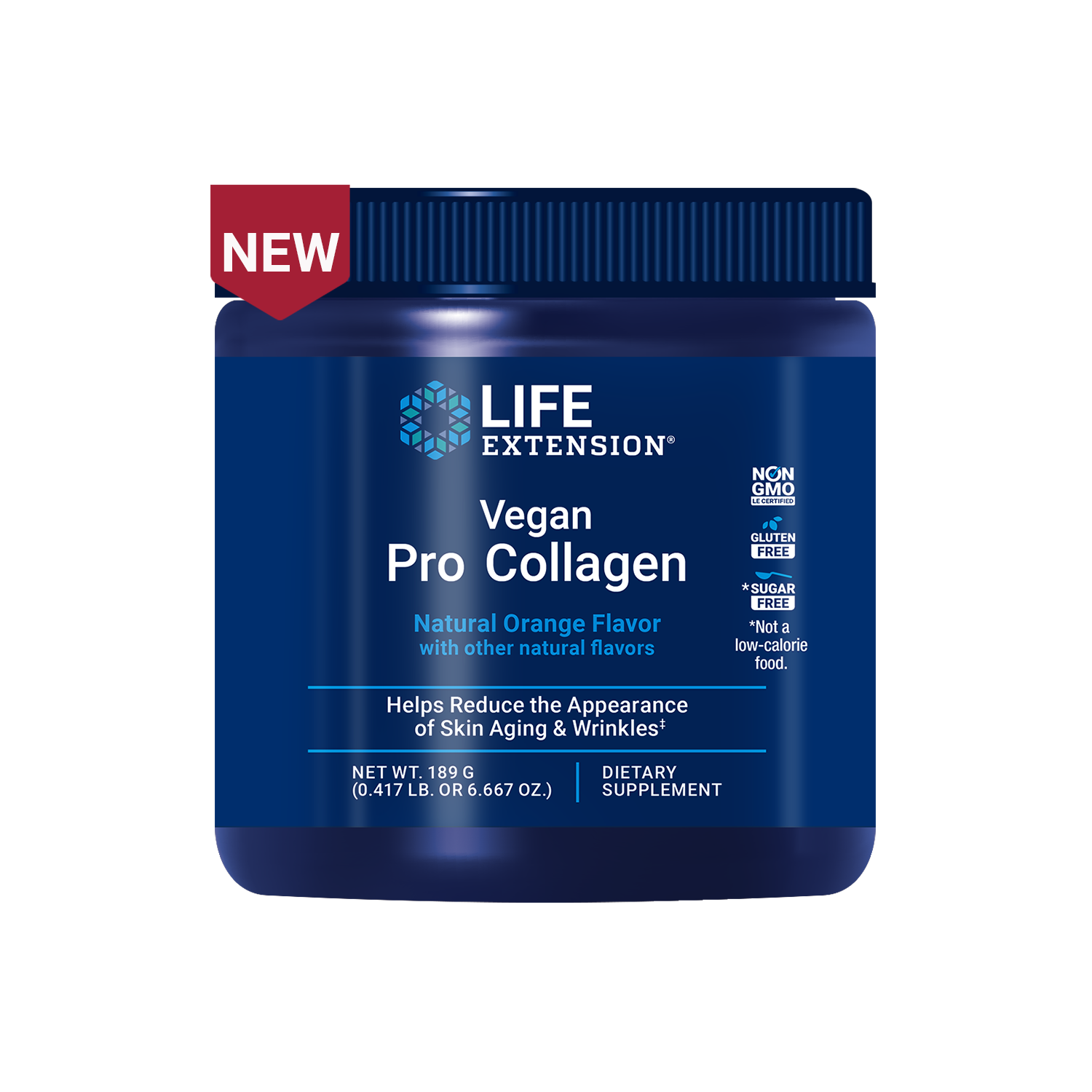 Vegan Pro Collagen Powder 6.667 OZ (189G) Life Extension