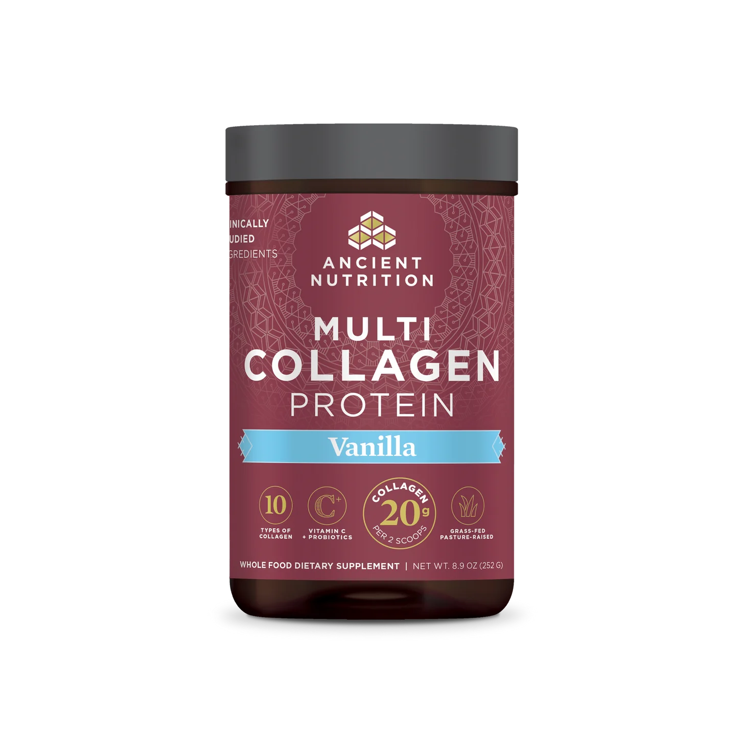 Multi Collagen Protein 24 Serving Ancient Nutrition - Nutrigeek
