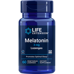 Melatonin 3 mg 60 lozenges Life Extension - Premium Vitamins & Supplements from Life Extension - Just $6.99! Shop now at Nutrigeek