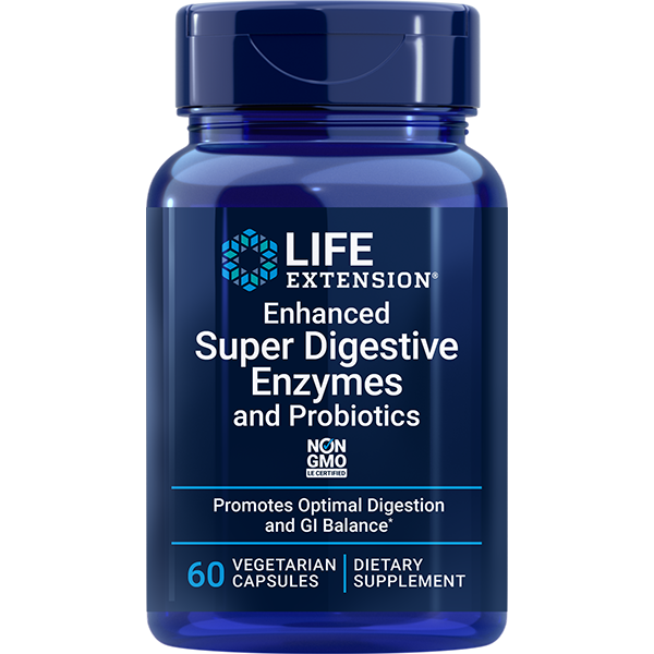Enhanced Super Digestive Enzymes and Probiotics 60 capsules Life Extension - Premium Vitamins & Supplements from Life Extension - Just $21.99! Shop now at Nutrigeek