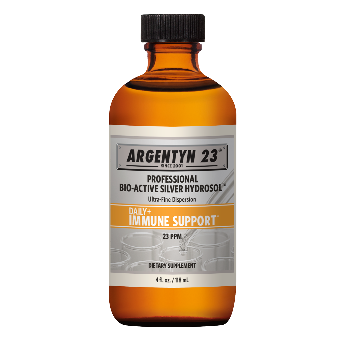 Bio-Active Silver Hydrosol 23 ppm Screw Top Argentyn 23