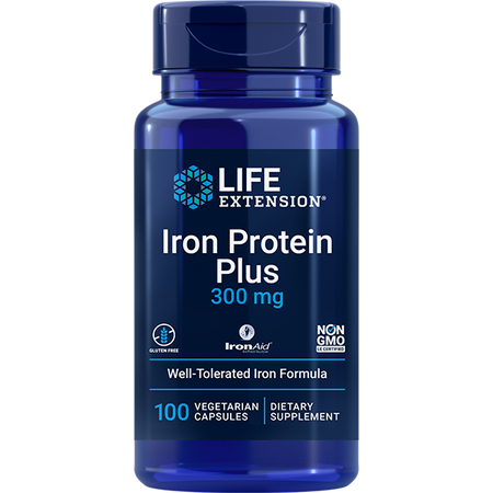 Iron Protein Plus 300 mg 100 capsules Life Extension - Premium Vitamins & Supplements from Life Extension - Just $21.99! Shop now at Nutrigeek