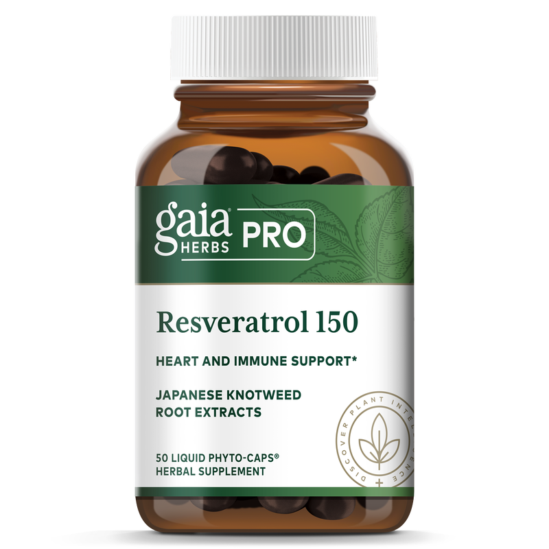 Resveratrol 150 - 50 capsules Gaia Herbs - Premium Vitamins & Supplements from Gaia Herbs - Just $28.99! Shop now at Nutrigeek