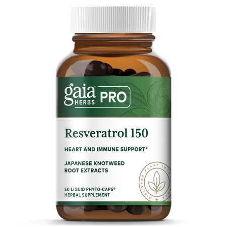 Resveratrol 150 - 50 capsules Gaia Herbs - Premium Vitamins & Supplements from Gaia Herbs - Just $28.99! Shop now at Nutrigeek