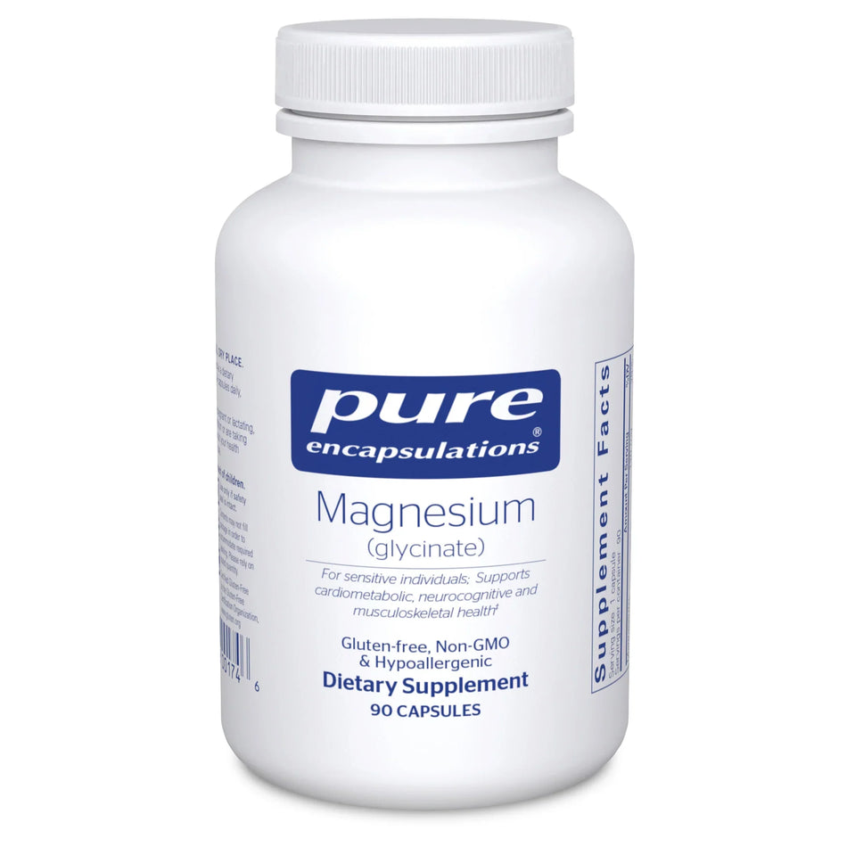 Magnesium (glycinate) capsules Pure Encapsulations - Premium Vitamins & Supplements from Pure Encapsulations - Just $26! Shop now at Nutrigeek