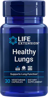 Healthy Lungs 30 capsules Life Extension - Nutrigeek