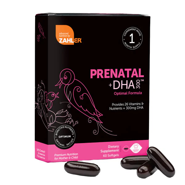 Prenatal + DHA 300 Optimal Formula Softgels Zahler