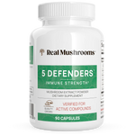 5 Defenders capsules Real Mushrooms - Premium Vitamins & Supplements from Real Mushrooms - Just $37.00! Shop now at Nutrigeek