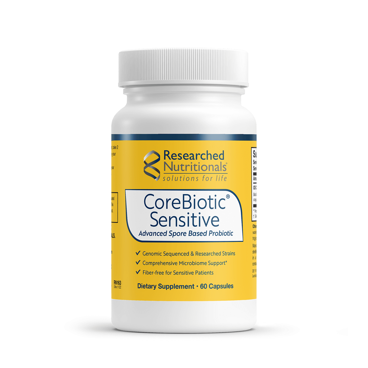 CoreBiotic® Sensitive 60 capsules Researched Nutritionals - Nutrigeek