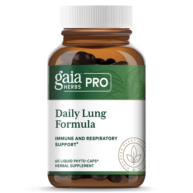 Daily Lung Formula 60 capsules Gaia Herbs - Premium Vitamins & Supplements from Gaia Herbs - Just $35.99! Shop now at Nutrigeek