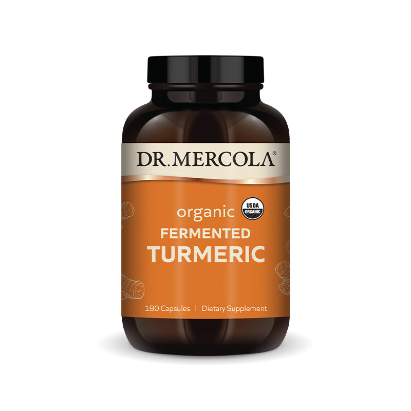 Organic Fermented Turmeric 180 capsules Dr.Mercola