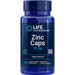 Zinc Caps 50 mg, 90 capsules Life Extension - Premium Vitamins & Supplements from Life Extension - Just $6.99! Shop now at Nutrigeek