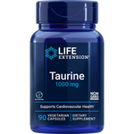 Taurine 1000 mg 90 capsules Life Extension - Premium Vitamins & Supplements from Life Extension - Just $9.99! Shop now at Nutrigeek
