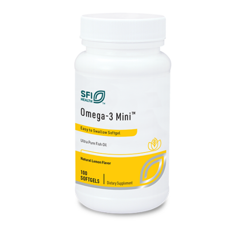 Рыбий жир Omega-3 Mini™, 100 капсул Klaire Labs