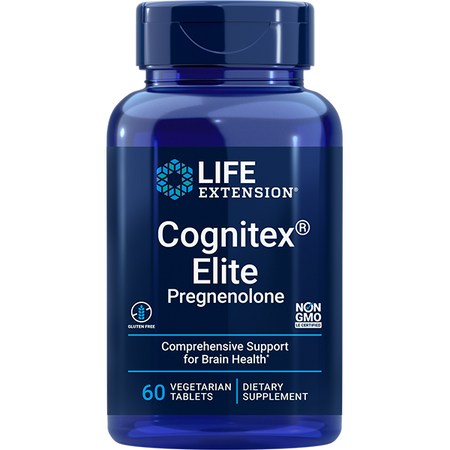 Cognitex Elite Pregnenolone 60 tablets Life Extension - Premium Vitamins & Supplements from Life Extension - Just $44.99! Shop now at Nutrigeek