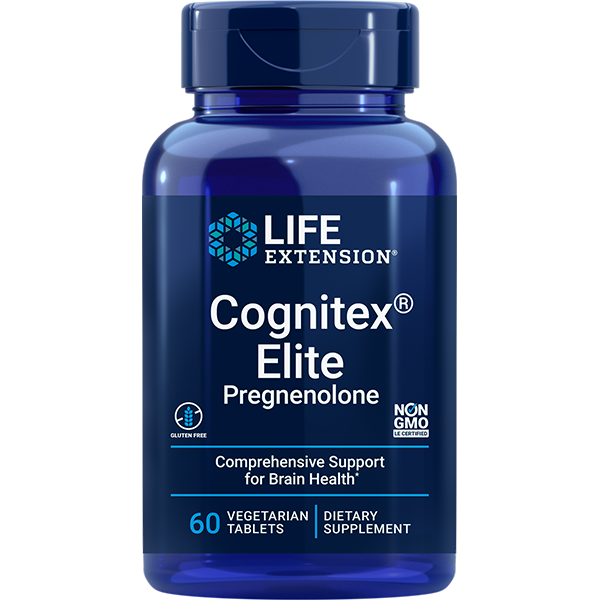 Cognitex Elite Pregnenolone 60 tablets Life Extension - Premium Vitamins & Supplements from Life Extension - Just $44.99! Shop now at Nutrigeek