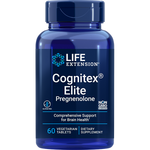 Cognitex Elite Pregnenolone 60 tablets Life Extension - Premium Vitamins & Supplements from Life Extension - Just $44.99! Shop now at Nutrigeek