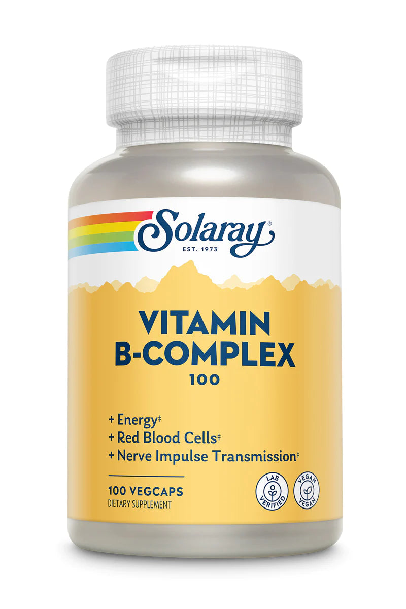 Vitamin B-Complex 100, 100 capsules Solaray