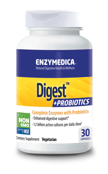 Digest™ +PROBIOTICS capsules Enzymedica - Premium Vitamins & Supplements from Enzymedica - Just $17.49! Shop now at Nutrigeek