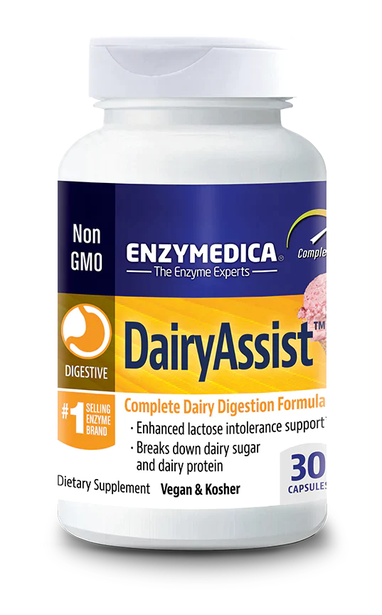 DairyAssist™ 30 capsules Enzymedica - Premium Vitamins & Supplements from Enzymedica - Just $14.99! Shop now at Nutrigeek