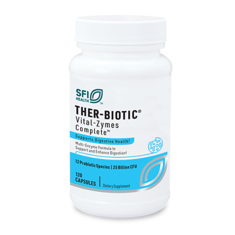 Ther-Biotic® Vital-Zymes™ Complete 120 capsules Klaire Labs - Premium Vitamins & Supplements from Klair Labs - Just $43.99! Shop now at Nutrigeek