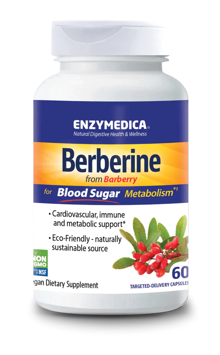Berberine capsules Enzymedica - Premium Vitamins & Supplements from Enzymedica - Just $28.49! Shop now at Nutrigeek
