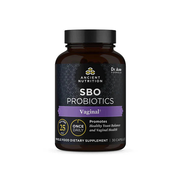 SBO Probiotics Vaginal Once Daily 30 capsules Ancient Nutrition