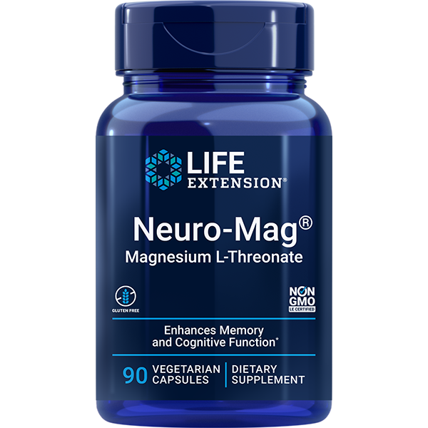 Neuro-Mag Magnesium L-Threonate 90 caps Life Extension - Premium Vitamins & Supplements from Life Extension - Just $36.99! Shop now at Nutrigeek