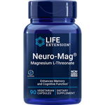 Neuro-Mag Magnesium L-Threonate 90 caps Life Extension - Premium Vitamins & Supplements from Life Extension - Just $30.75! Shop now at Nutrigeek