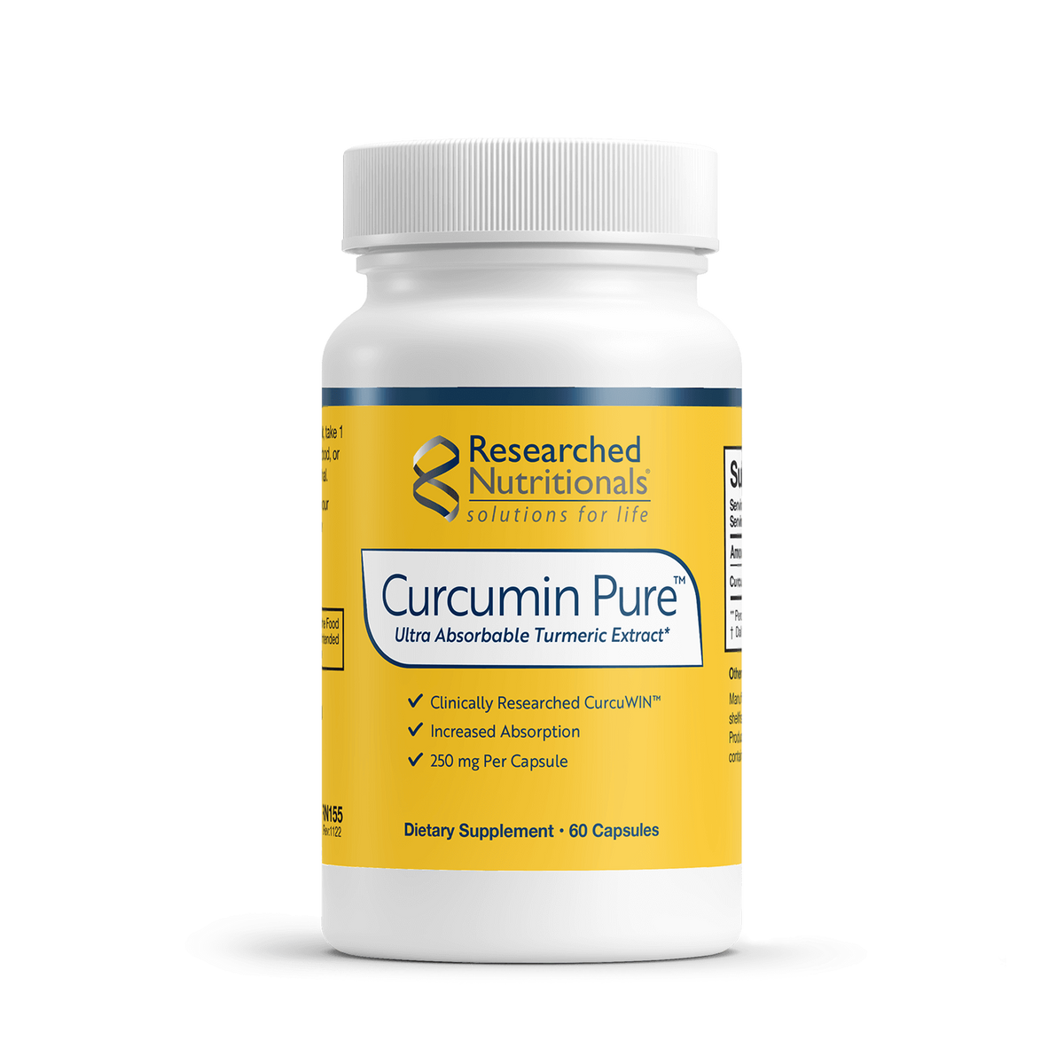 Curcumin Pure™ 60 capsules Researched Nutritionals - Nutrigeek