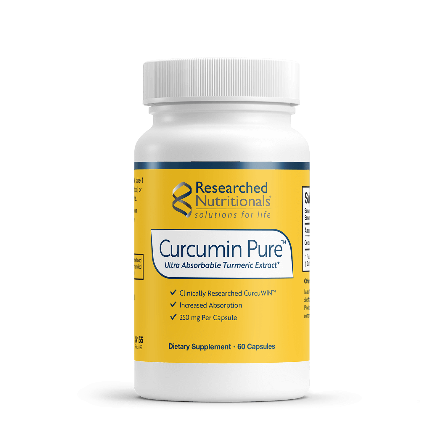 Curcumin Pure™ 60 capsules Researched Nutritionals - Nutrigeek