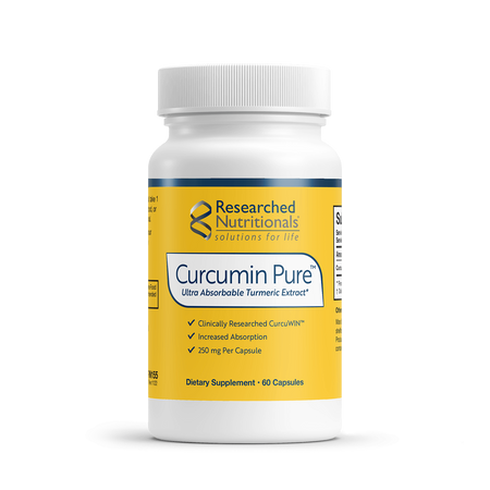 Curcumin Pure™ 60 capsules Researched Nutritionals - Nutrigeek