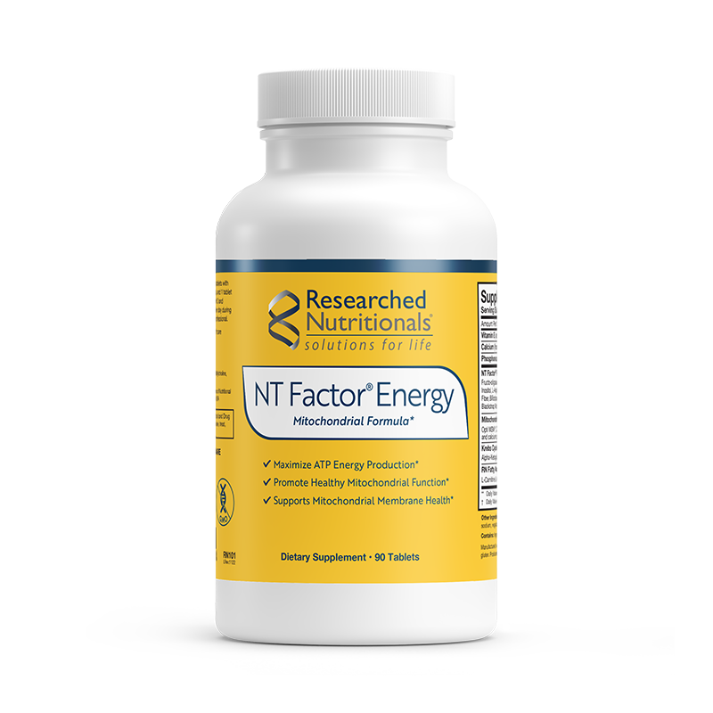 NT Factor® Energy 90 tablets Researched Nutritionals - Nutrigeek