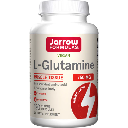 L-Glutamine 750 mg 120 capsulse Jarrow Formulas - Premium Vitamins & Supplements from Jarrow Formulas - Just $20.99! Shop now at Nutrigeek