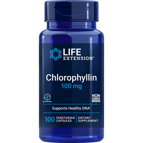 Chlorophyllin 100mg 100 capsules Life Extension - Premium Vitamins & Supplements from Life Extension - Just $19.99! Shop now at Nutrigeek
