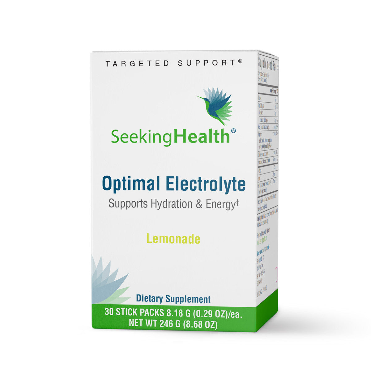 Optimal Electrolyte Lemonade Sticks 30 Servings 246g Seeking Health - Premium Vitamins & Supplements from Seeking Health - Just $34.95! Shop now at Nutrigeek