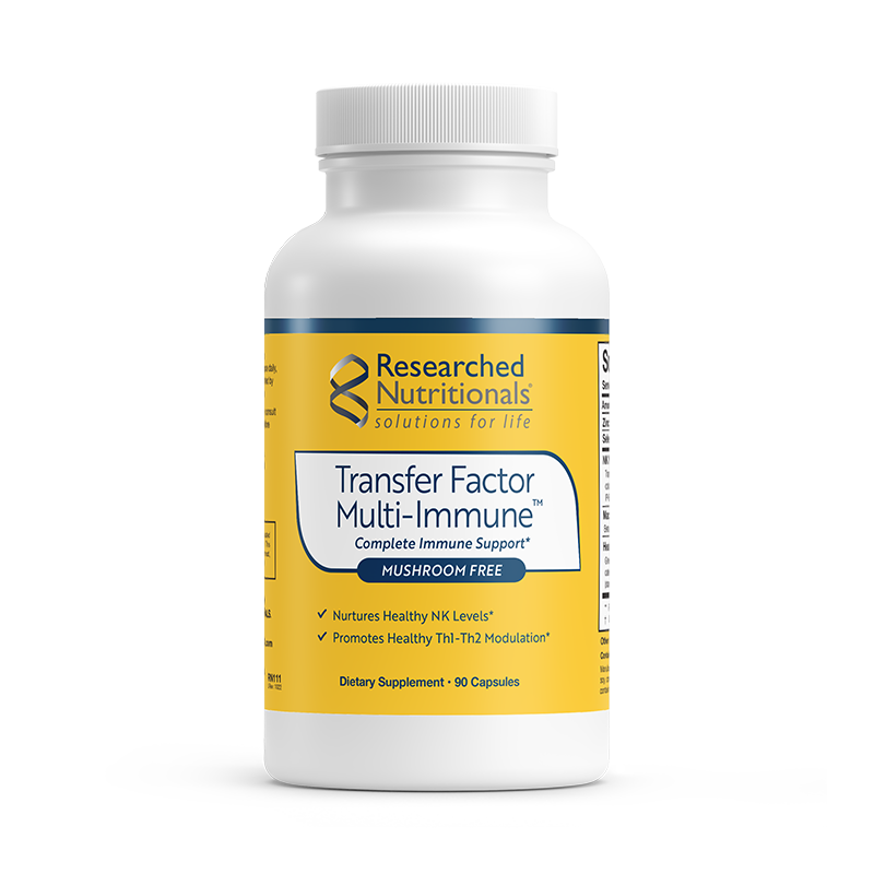 Transfer Factor Multi-Immune™ (Mushroom-free) 90 capsules Researched Nutritionals - Nutrigeek