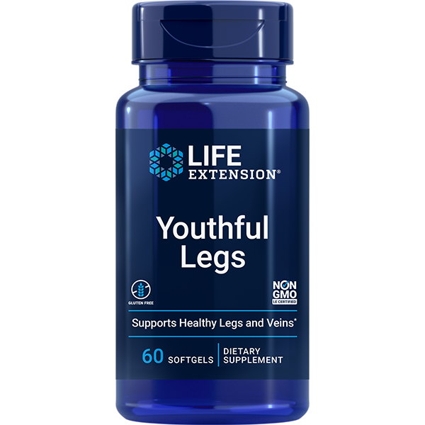 Youthful Legs 60 capsules Life Extension - Premium Vitamins & Supplements from Life Extension - Just $16.99! Shop now at Nutrigeek