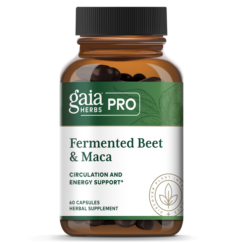 Fermented Beet & Maca 60 capsules Gaia Herbs - Premium Vitamins & Supplements from Gaia Herbs - Just $34.99! Shop now at Nutrigeek