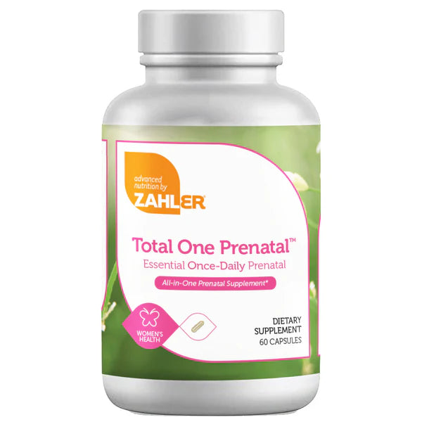 Total One Prenatal Essential Once-Daily Prenatal Capsules Zahler