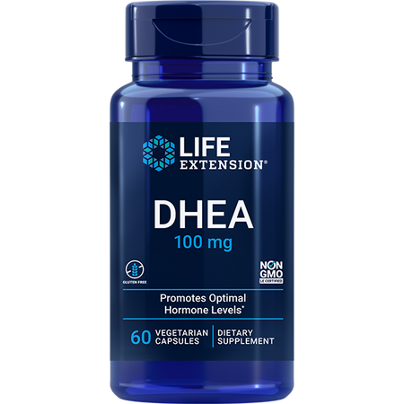 DHEA 100 mg 60 vegcapsules Life Extension - Premium Vitamins & Supplements from Life Extension - Just $18.99! Shop now at Nutrigeek