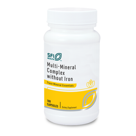 Multi-Mineral Complex without Iron 100 capsules Klaire Labs / SFI Health