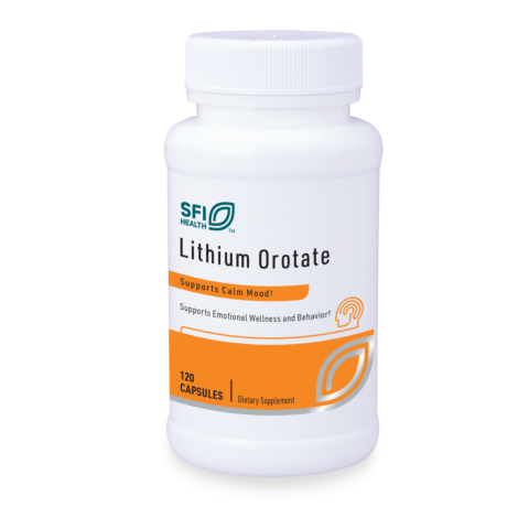 Lithium Orotate 120 capsules Klaire Labs / SFI Health