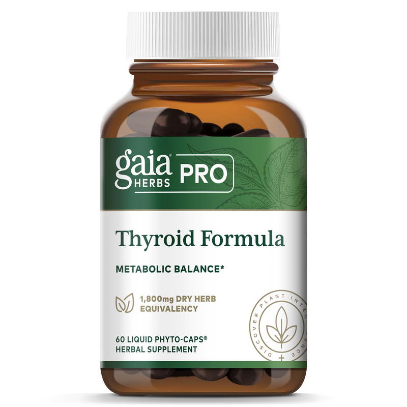 Thyroid Formula capsules Gaia Herbs - Premium Vitamins & Supplements from Gaia Herbs - Just $35.99! Shop now at Nutrigeek