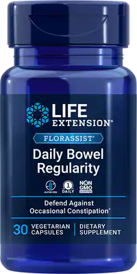 FLORASSIST® Daily Bowel Regularity 30 capsules Life Extension - Nutrigeek